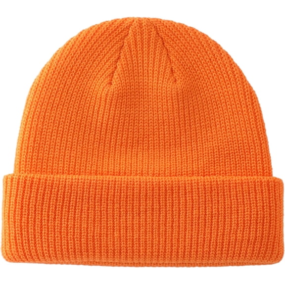 Classic Men's/Woman Warm Winter Hats Acrylic Knit Cuffed Beanie Cap Daily Beanies Watch Hat