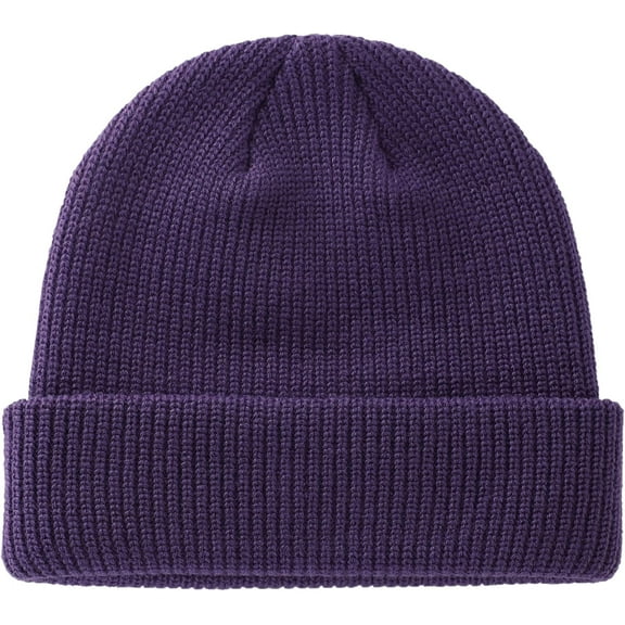 Classic Men's/Woman Warm Winter Hats Acrylic Knit Cuffed Beanie Cap Daily Beanies Watch Hat