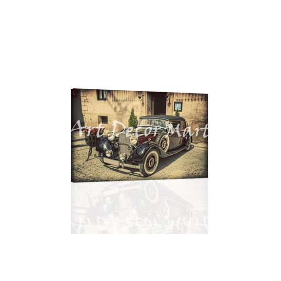 Classic Mercedes Benz - CANVAS OR WALL ART PRINT