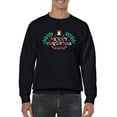 thumbnail image 1 of Classic Merry Christmas - Festive Holiday Men's Sweatshirt, 1 of 4