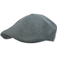 thumbnail image 1 of Classic Mesh Ivy Newsboy Ivy Cap Hat Crochet Driving Golf Ventair Cabbie, 1 of 5