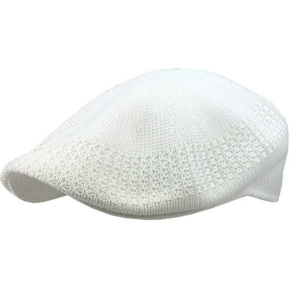 Classic Mesh Ivy Newsboy Ivy Cap Hat Crochet Driving Golf Ventair Cabbie