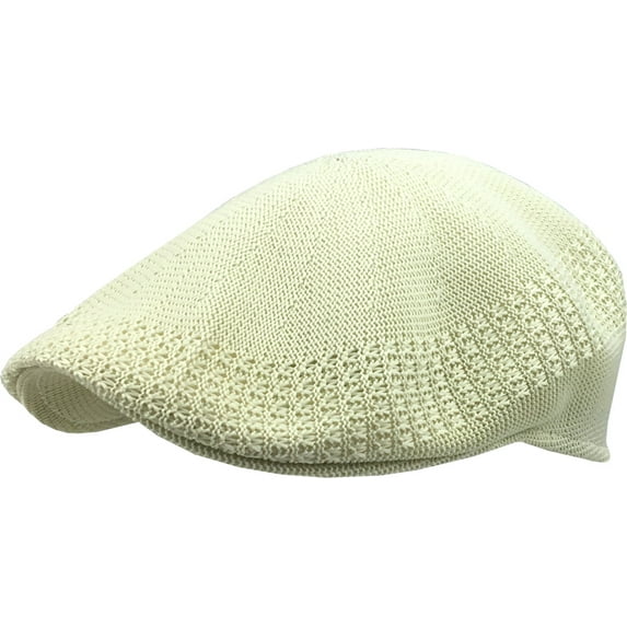 Classic Mesh Ivy Newsboy Ivy Cap Hat Crochet Driving Golf Ventair Cabbie