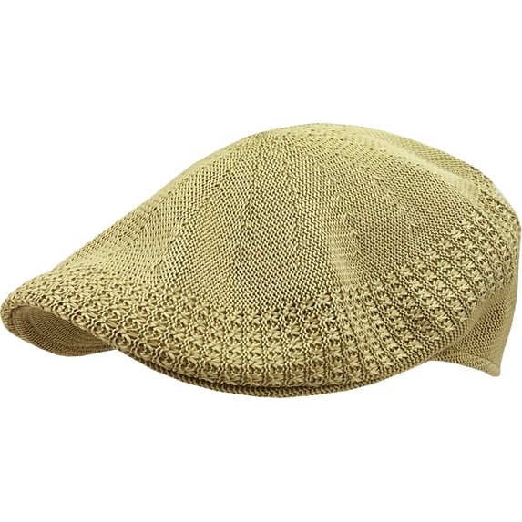 Classic Mesh Ivy Newsboy Ivy Cap Hat Crochet Driving Golf Ventair Cabbie