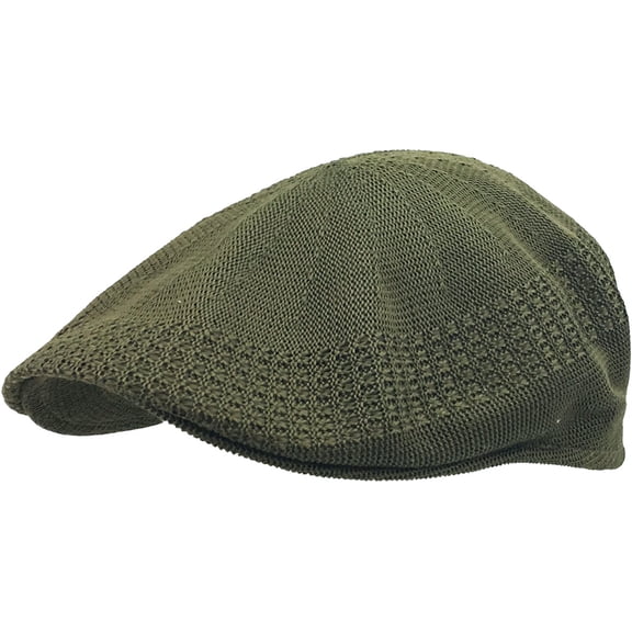 Classic Mesh Ivy Newsboy Ivy Cap Hat Crochet Driving Golf Ventair Cabbie
