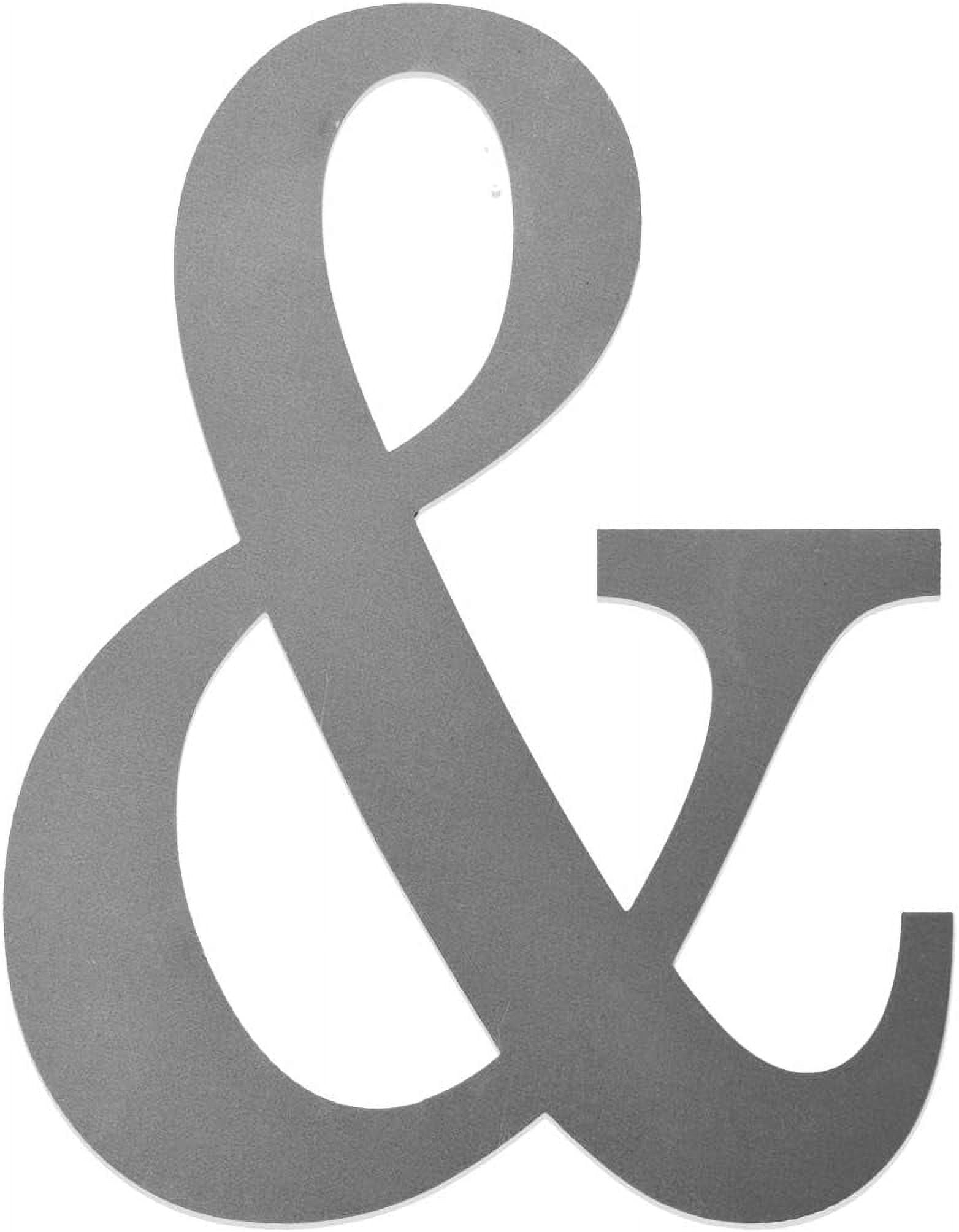 Classic Metal Alphabet Letter Decorative Metal Letters For Wall Rustic