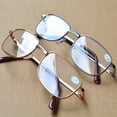 thumbnail image 1 of Classic Metal Frame Reading Glasses for Men Women, Lightweight Eyeglasses for Daily Reading and Work, 1 of 5