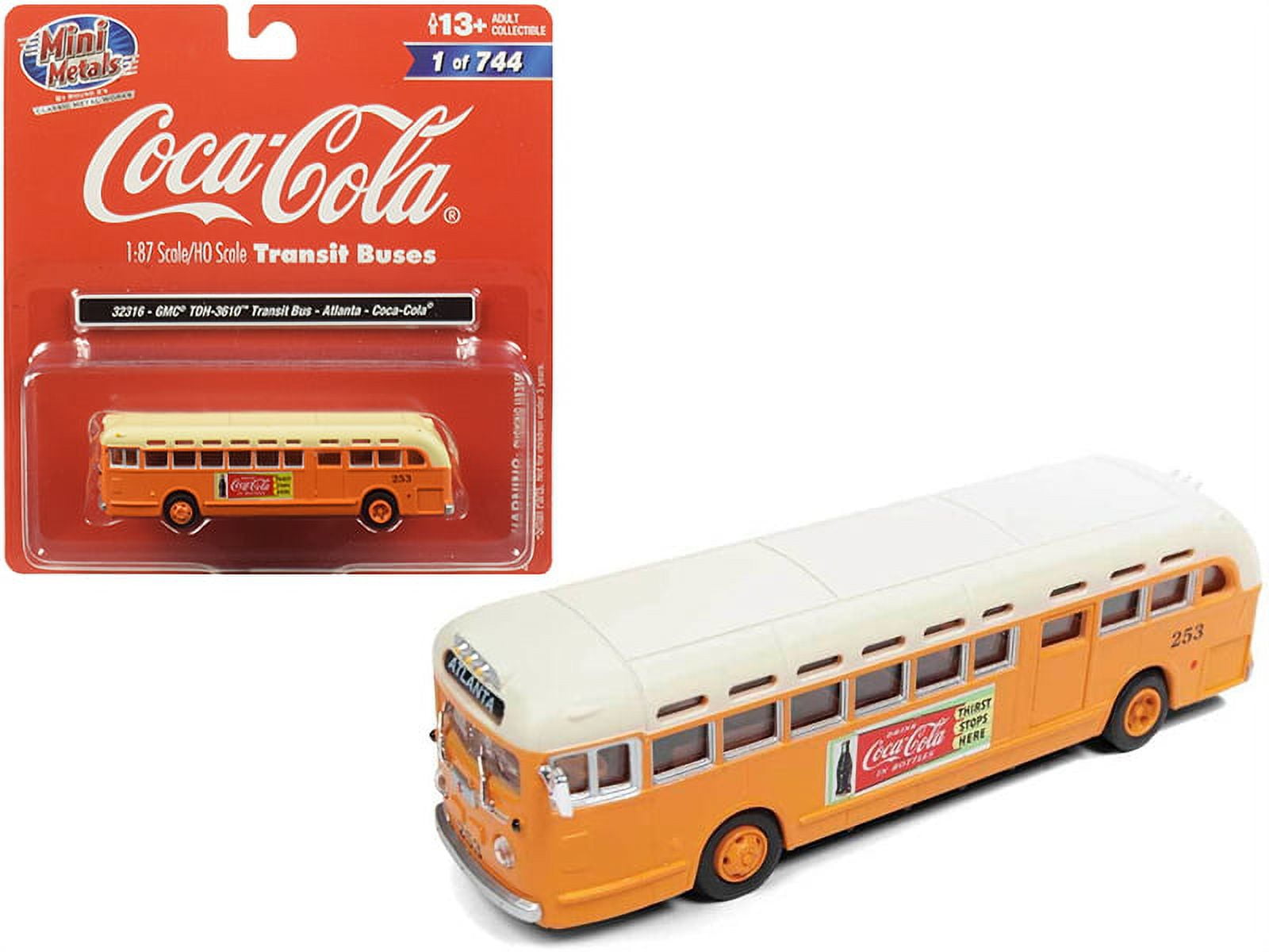 National Transit Bus 1950s GMC TDH-3610 CMW Mini Metals 32301 HO scale