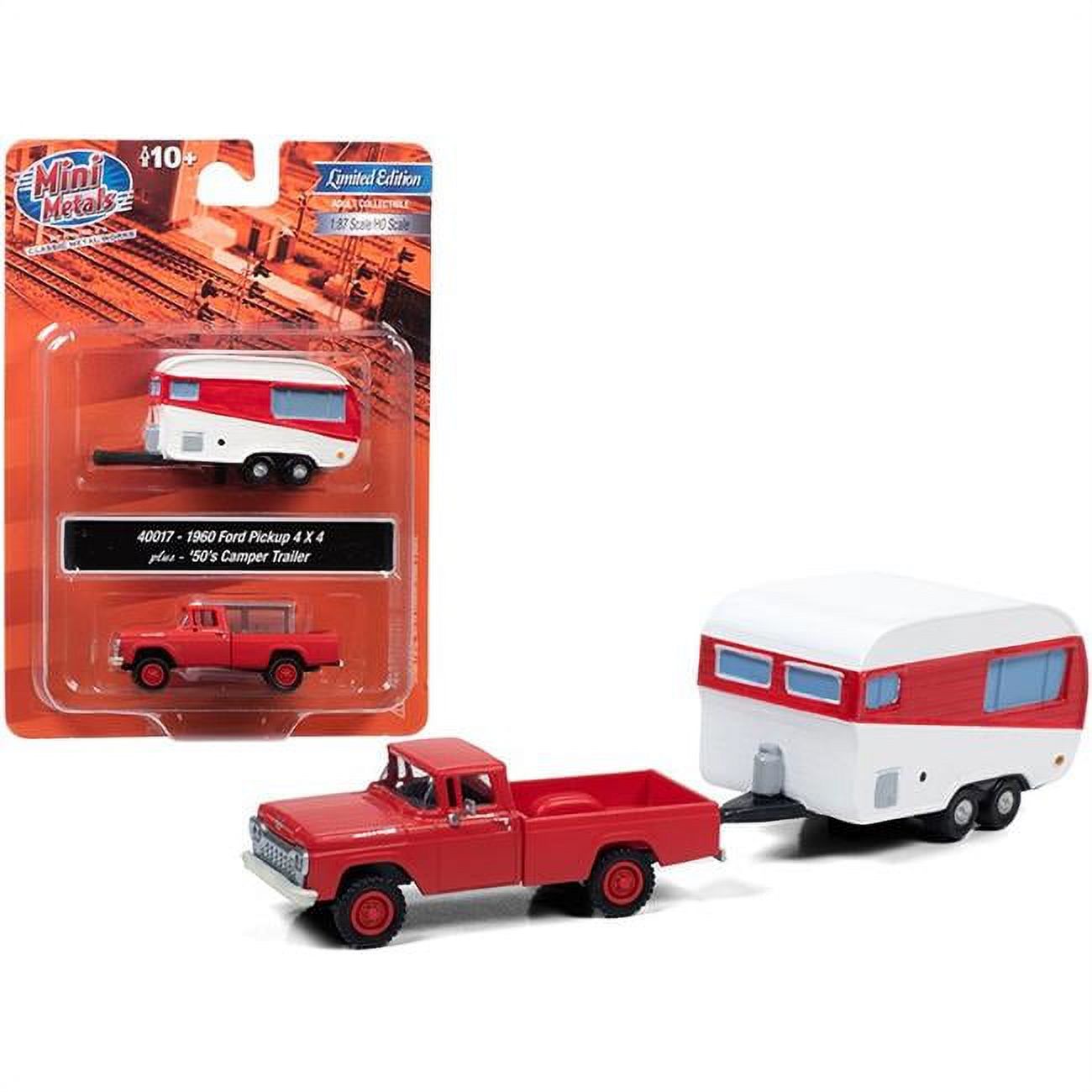 Classic Metal Works 40017 1960 Ford 4x4 Pickup Truck & 1950s