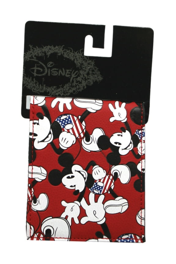 Classic Mickey Mouse Wearing American Flag Pants Bi-Fold Wallet