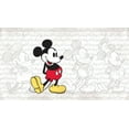 thumbnail image 1 of Classic Mickey Spray and Stick Wallpaper Mural, 1 of 3