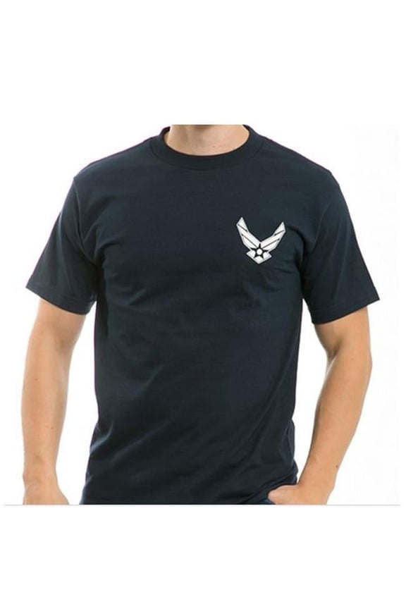 Classic Military T-Shirts, Navy - Small