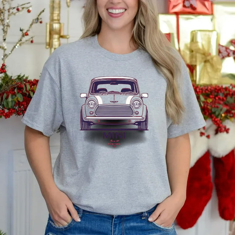 Classic Mini Cooper S Front Graphic printed on Men s T Shirt Walmart