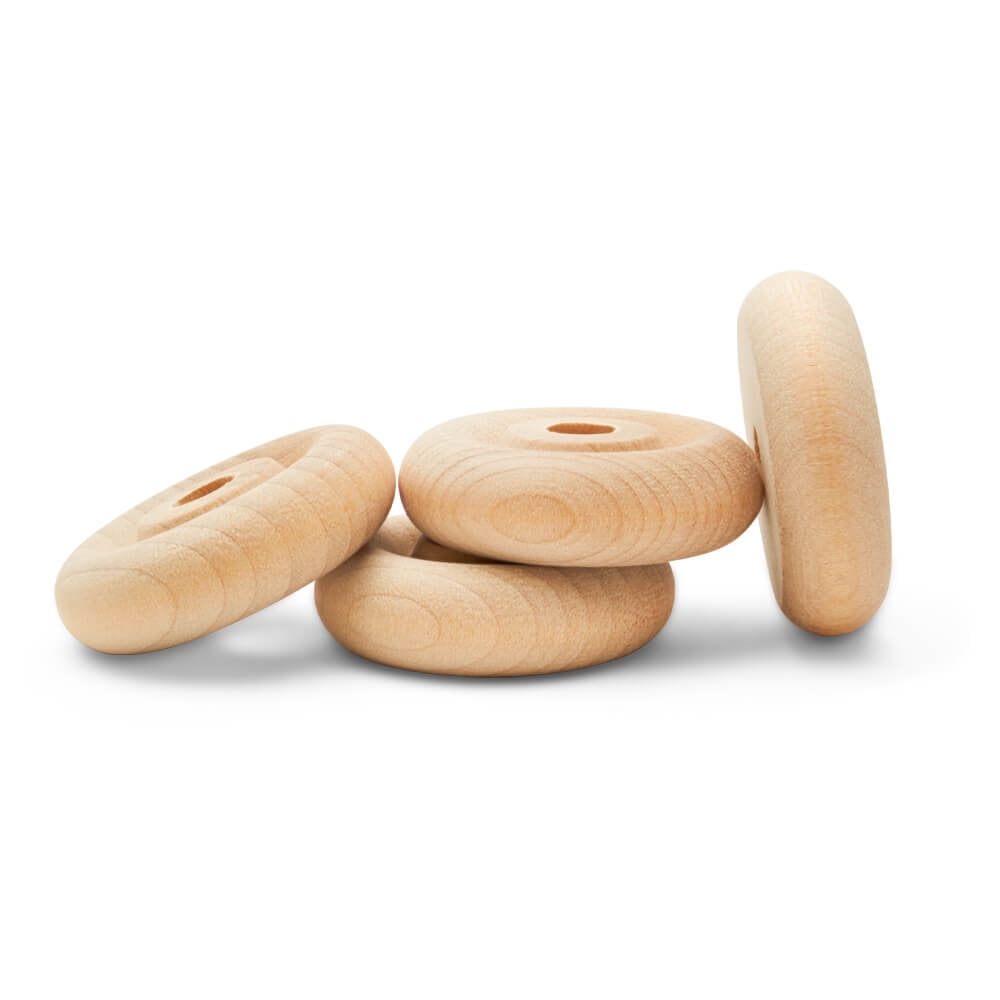 Classic Mini Wooden Wheels, Great for Crafts Too, 1-1/4 Inch Diameter ...