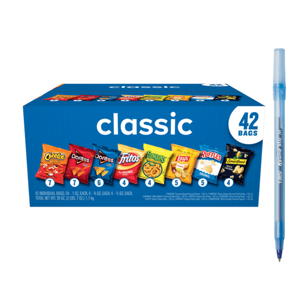 Classic Mix Chips Variety Pack 42 ct 32.7 OZ
