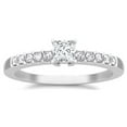 thumbnail image 1 of Classic Moissanite Bridal Set Engagement Ring 1.75 Carat On 10K White Gold, 1 of 3