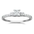 thumbnail image 1 of Classic Moissanite Bridal Set Engagement Ring 1.75 Carat with 18k Gold Plating, 1 of 3