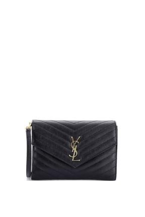 Classic Monogram Envelope Wristlet Clutch Matelasse Chevron Leather By Rebag