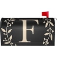 thumbnail image 1 of Classic Monogram Letter F Mailbox Cover Magnetic Standard Size Waterproof Letter Post Box Cover Wrap Oversize Decoration Welcome Home Garden Outdoor 21" Lx 18" W, 1 of 6