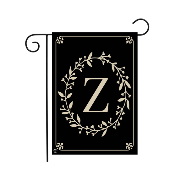 Classic Monogram Letter Z Flag 28x40 POLE NOT INCLUDED House Flag