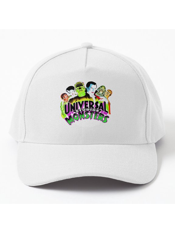 Classic Monster Halloween Baseball Cap, Horror Graphic Design