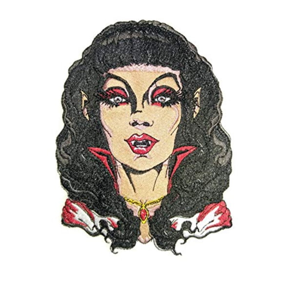 Classic Monster Portraits-5 Embroidered Iron on/Sew Patch [7.8" X 6"]