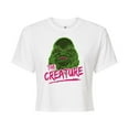 thumbnail image 1 of Classic Monsters - Creature From The Black Lagoon - Slime Covered Creature - Juniors Cropped Cotton Blend T-Shirt, 1 of 4