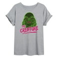 thumbnail image 1 of Classic Monsters - Creature From The Black Lagoon - Slime Covered Creature - Women's Oversized T-Shirt, 1 of 4