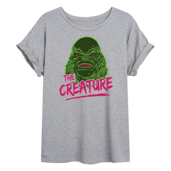 Classic Monsters - Creature From The Black Lagoon - Slime Covered Creature - Women's Oversized T-Shirt