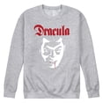 thumbnail image 1 of Classic Monsters - Dracula - Blood Dripping from Lip - Men's Crew Neck Fleece Pullover, 1 of 4