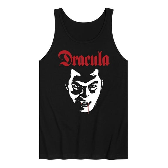 Classic Monsters - Dracula - Blood Dripping from Lip - Men's Jersey Tank Top