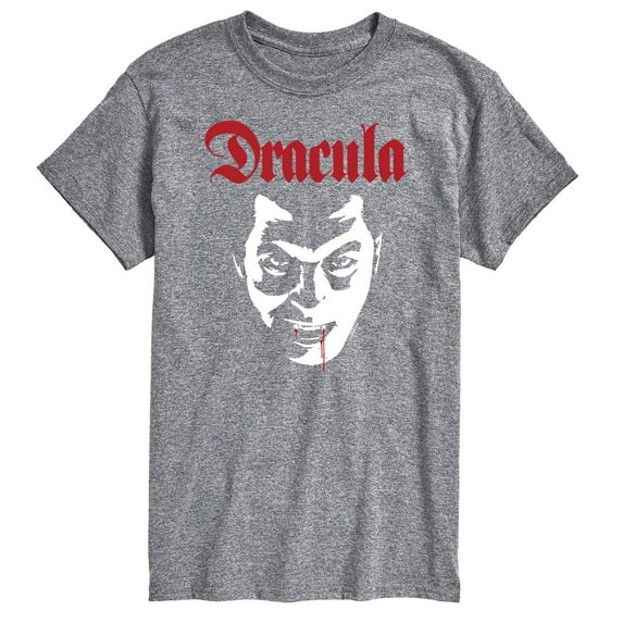 Classic Monsters - Dracula - Blood Dripping from Lip - Men's Short Sleeve Graphic T-Shirt