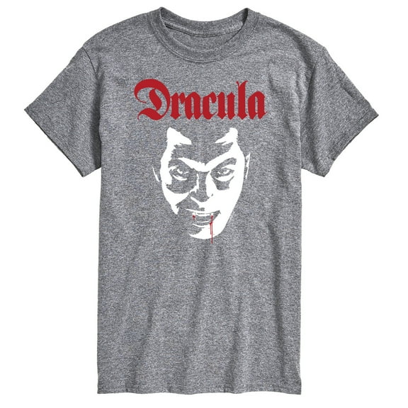 Classic Monsters - Dracula - Blood Dripping from Lip - Men's Short Sleeve Graphic T-Shirt