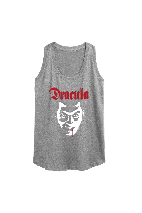 Classic Monsters - Dracula - Blood Dripping from Lip - Women's Racerback Tank Top