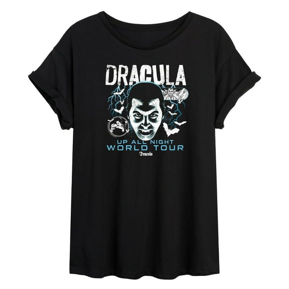 Classic Monsters - Dracula - Women's Oversized Graphic T-shirt