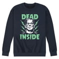 thumbnail image 1 of Classic Monsters - Frankenstein - Dead Inside - Electrified - Men's Crew Neck Fleece Pullover, 1 of 4