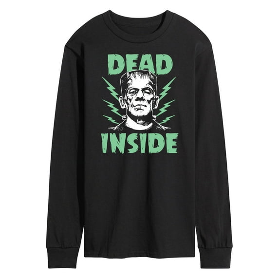 Classic Monsters - Frankenstein - Dead Inside - Electrified - Men's Long Sleeve T-Shirt