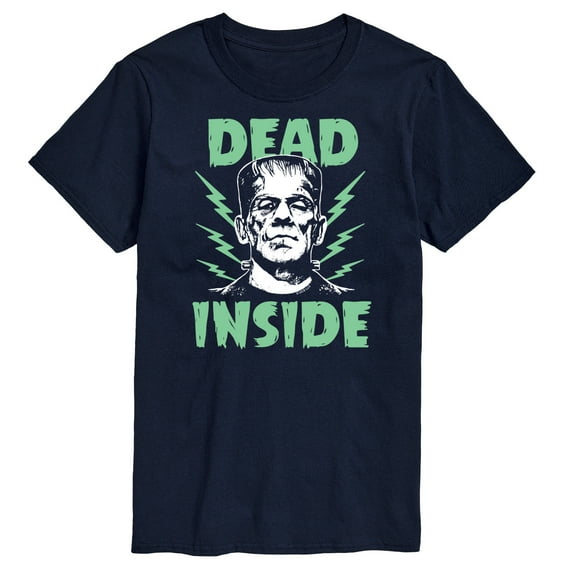 Classic Monsters - Frankenstein - Dead Inside - Electrified - Men's Short Sleeve Graphic T-Shirt