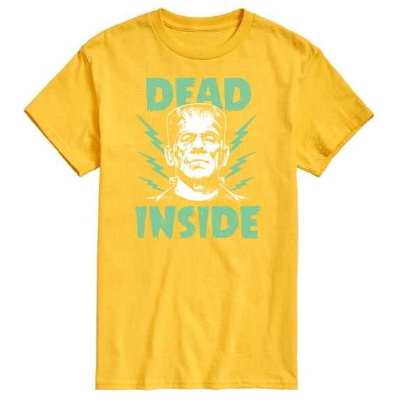 Classic Monsters - Frankenstein - Dead Inside - Electrified - Men's Short Sleeve Graphic T-Shirt