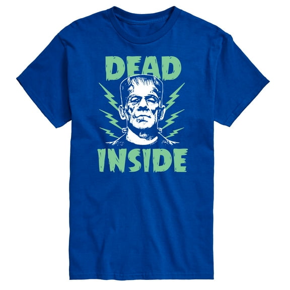 Classic Monsters - Frankenstein - Dead Inside - Electrified - Men's Short Sleeve Graphic T-Shirt