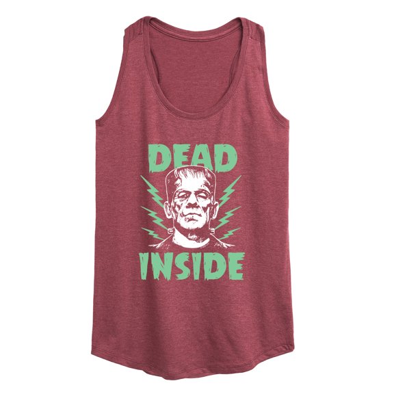 Classic Monsters - Frankenstein - Dead Inside - Electrified - Women's Racerback Tank Top