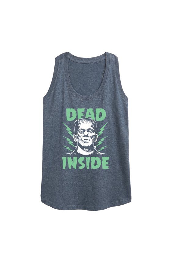 Classic Monsters - Frankenstein - Dead Inside - Electrified - Women's Racerback Tank Top