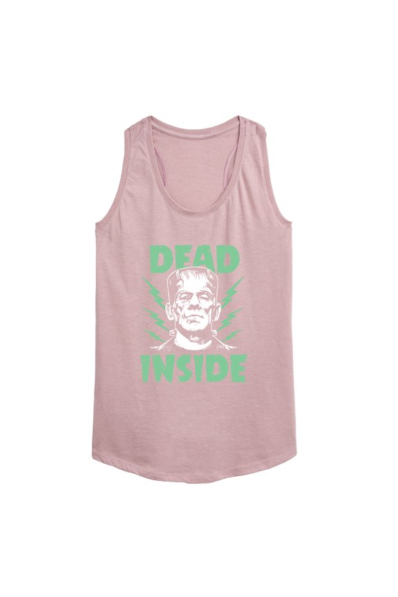 Classic Monsters - Frankenstein - Dead Inside - Electrified - Women's Racerback Tank Top