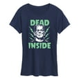 thumbnail image 1 of Classic Monsters - Frankenstein - Dead Inside - Electrified - Women's Short Sleeve Graphic T-Shirt, 1 of 4