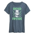 thumbnail image 1 of Classic Monsters - Frankenstein - Dead Inside - Electrified - Women's Short Sleeve Graphic T-Shirt, 1 of 4