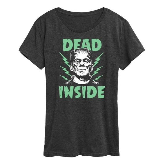 Classic Monsters - Frankenstein - Dead Inside - Electrified - Women's Short Sleeve Graphic T-Shirt