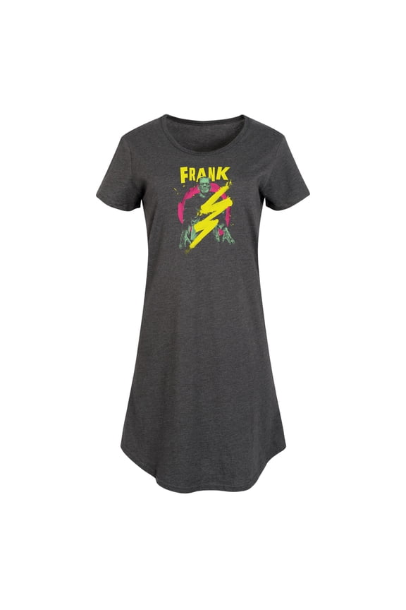 Classic Monsters - Frankenstein - Frank - Retro Style Lightening Bolt - Women's Any Way Dress