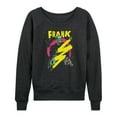 thumbnail image 1 of Classic Monsters - Frankenstein Retro Neon Lightening Bolt - Women's Lightweight French Terry Long Sleeve Shirt, 1 of 4