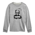 thumbnail image 1 of Classic Monsters - Frankenstein - Spray Painted - Toddler And Youth Long Sleeve Graphic T-Shirt, 1 of 4