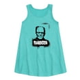 thumbnail image 1 of Classic Monsters - Frankenstein - Spray Painted - Toddler and Youth Girls A-line Dress, 1 of 3